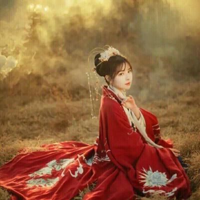 红嫁衣真人头像古风女生图片