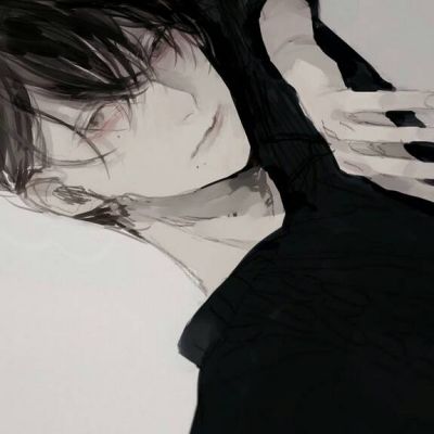 孤独伤感动漫头像男生图片