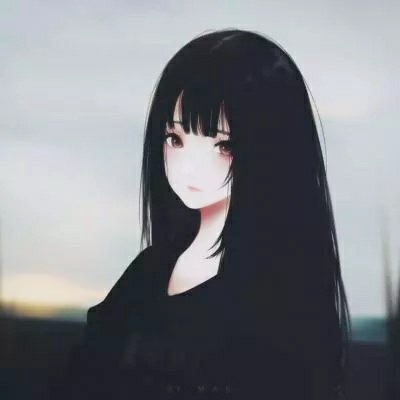 女生头像高冷厌世动漫暗黑系列图片