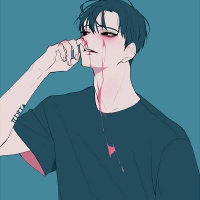 孤独伤感动漫头像男生图片