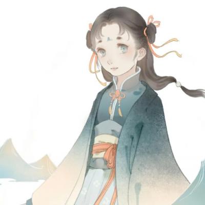 情侣漫画古风头像一左一右高清好看图片