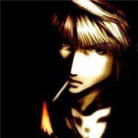 头像动漫男生冷酷帅吸烟孤独图片