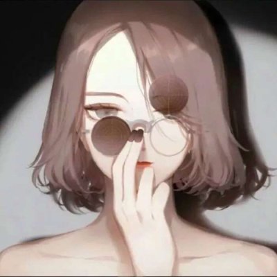 二次元女生头像高冷伤感高清图片