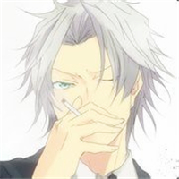 抽烟图片头像男动漫