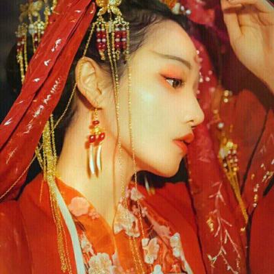 红嫁衣真人头像古风女生图片