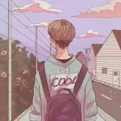 孤独伤感动漫头像男生图片