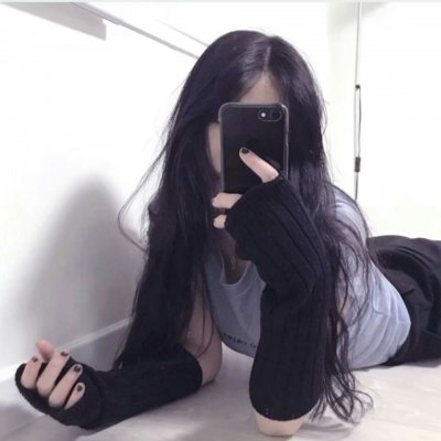 女生微信头像拿手机挡脸的霸气图片