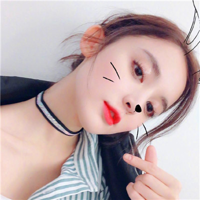 微信自拍头像女生可爱甜美图片