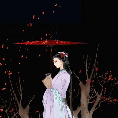情侣漫画古风头像一左一右高清好看图片