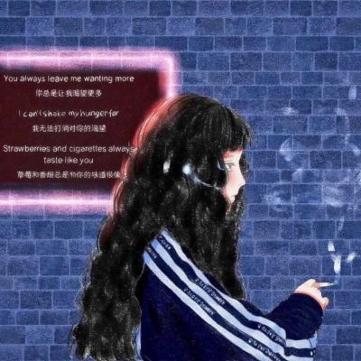 动漫头像女手绘成熟