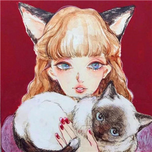 猫女生头像可爱萌萌动漫高清图片