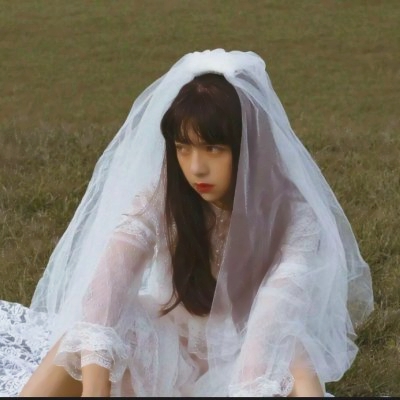 女生头像婚纱照唯美意境图片