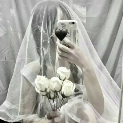 女生头像婚纱照唯美意境图片