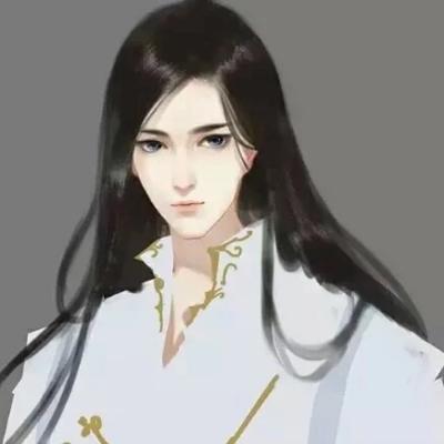 情侣漫画古风头像一左一右高清好看图片