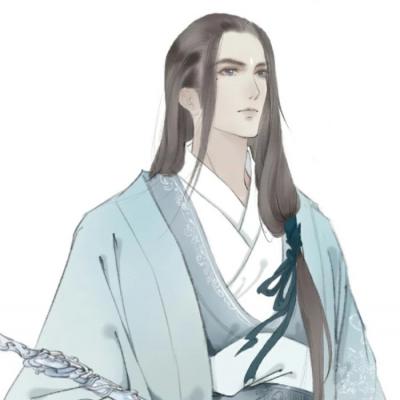 情侣漫画古风头像一左一右高清好看图片