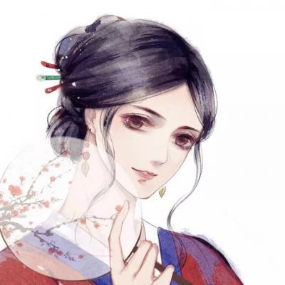 情侣漫画古风头像一左一右高清好看图片