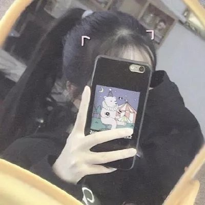 女生霸气头像手机挡脸