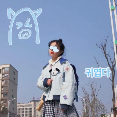 真人女生可爱头像萌萌哒