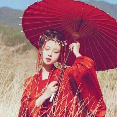 红嫁衣真人头像古风女生图片