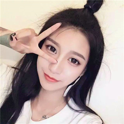 微信自拍头像女生可爱甜美图片