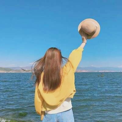 美女背影图片微信头像