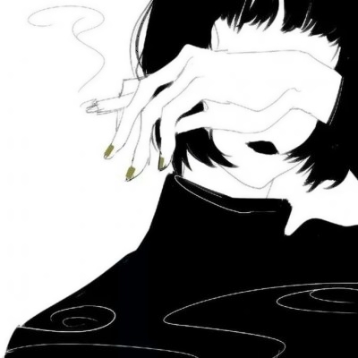丧系霸气高冷动漫女头高清图片