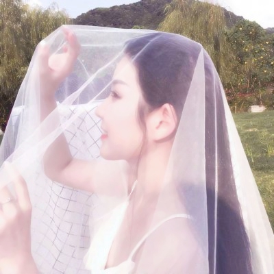 女生头像婚纱照唯美意境图片
