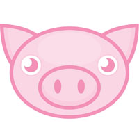 qq的猪头像图片可爱