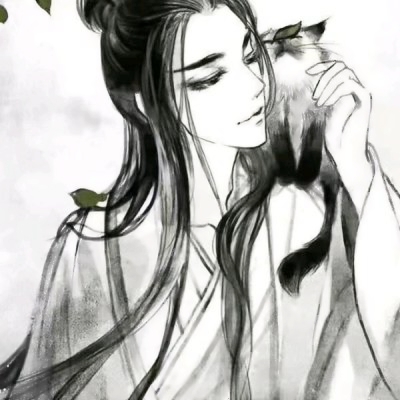 古风动漫男头像高清手绘图片