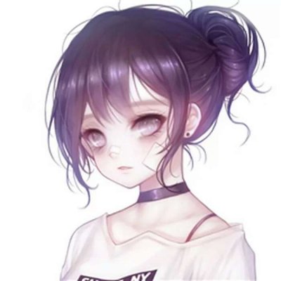 二次元女生头像高冷伤感高清图片