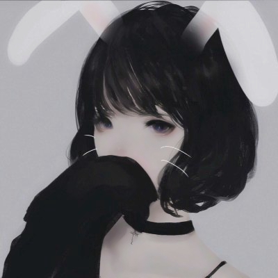 女生头像高冷厌世动漫暗黑系列图片