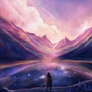 乌托邦里梦幻星空头像图片