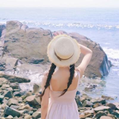 美女背影图片微信头像