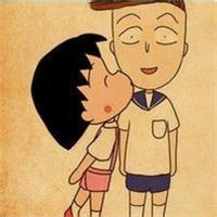 情侣头像樱桃小丸子和花轮图片