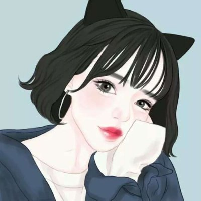 二次元女生头像高冷伤感高清图片