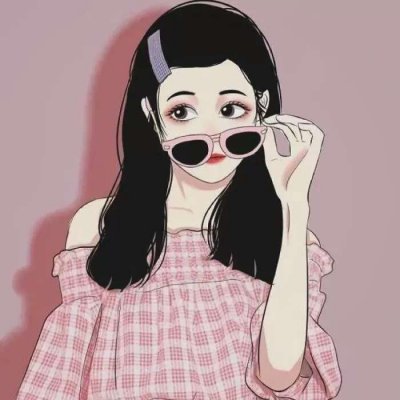 二次元女生头像高冷伤感高清图片