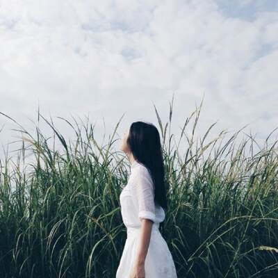 美女背影图片微信头像