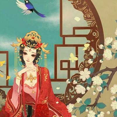 古风高冷情侣头像一对两张