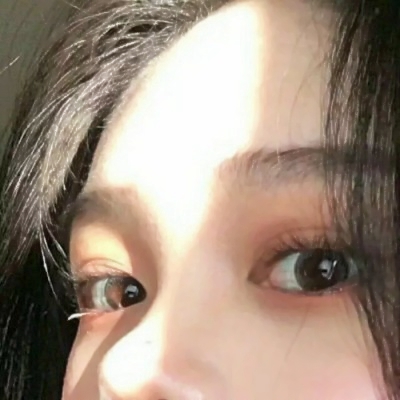 女生脸只露眼睛头像