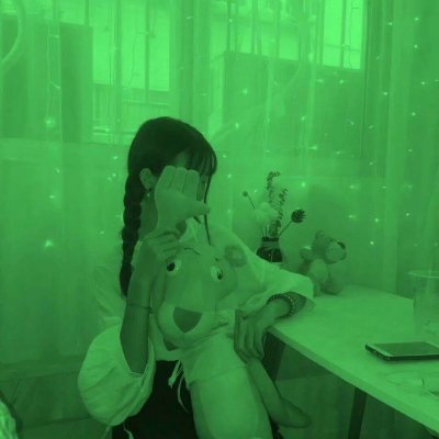 头像女生ins风绿色系