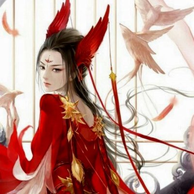 唯美伤感的古风头像女手绘图片