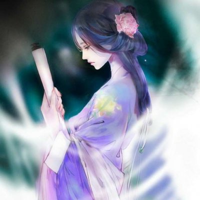 唯美伤感的古风头像女手绘图片
