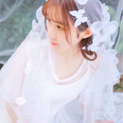 超仙婚纱女生头像