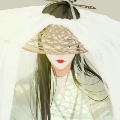唯美伤感的古风头像女手绘图片