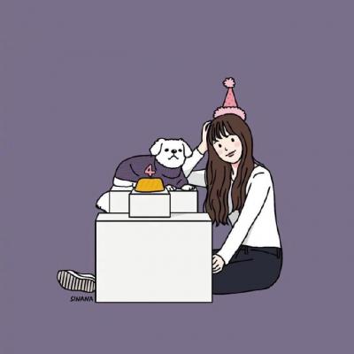 手绘漂亮时尚女生卡通头像图片