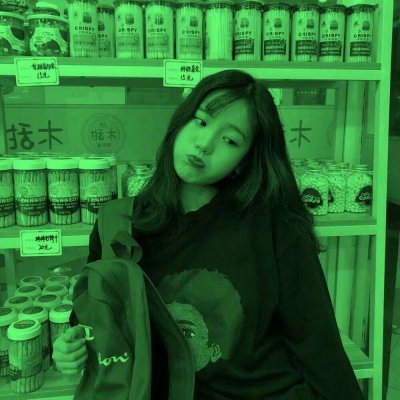头像女生ins风绿色系
