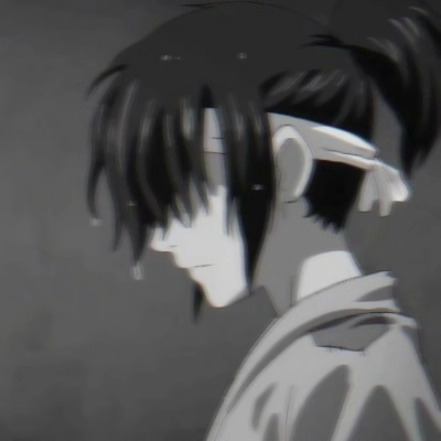 伤感男头黑白动漫控