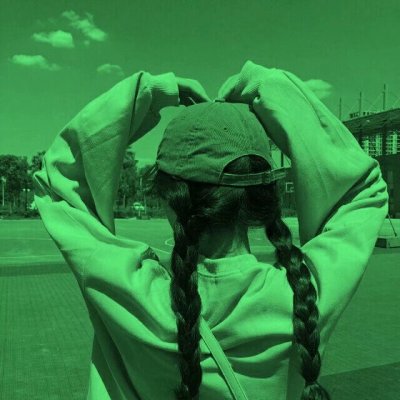 头像女生ins风绿色系