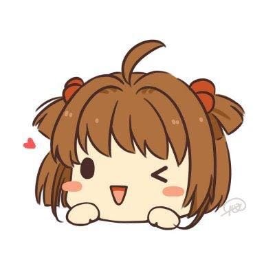 可爱卡通动漫团头女生图片