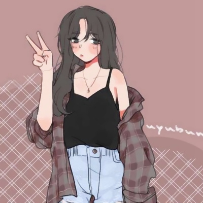 头像女小众高级简约漫画高清图片